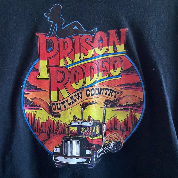 Vintage prison rodeo t shirt unisex small - Picture 2 of 4